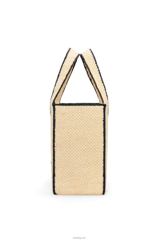 Loewe чантичка с голям шрифт в рафия F84B834 Жени естествено