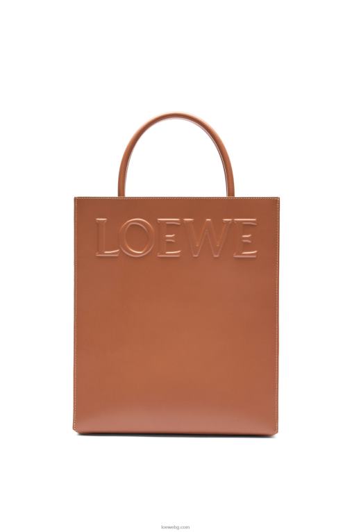 Loewe стандартна чантичка a4 от елегантна телешка кожа F84B8115 Жени тен