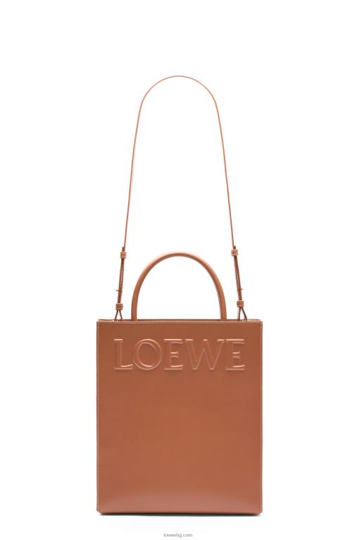 Loewe стандартна чантичка a4 от елегантна телешка кожа F84B8115 Жени тен