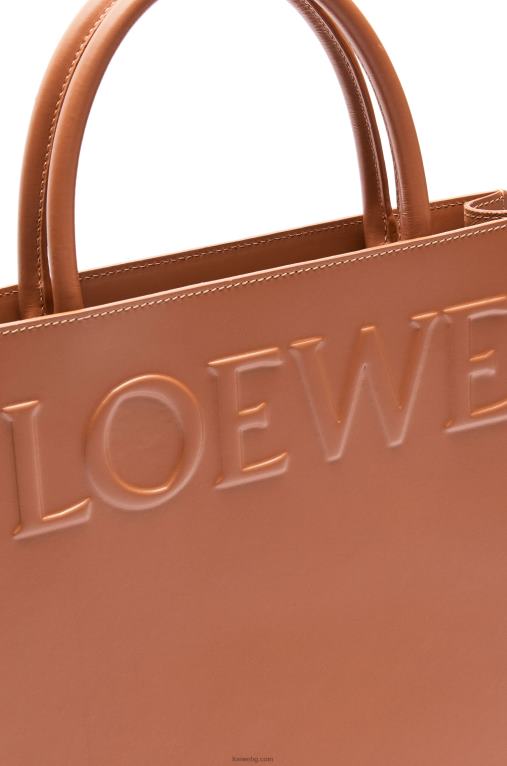 Loewe стандартна чантичка a4 от елегантна телешка кожа F84B8115 Жени тен