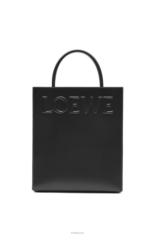 Loewe стандартна чантичка a4 от елегантна телешка кожа F84B8117 Жени черен