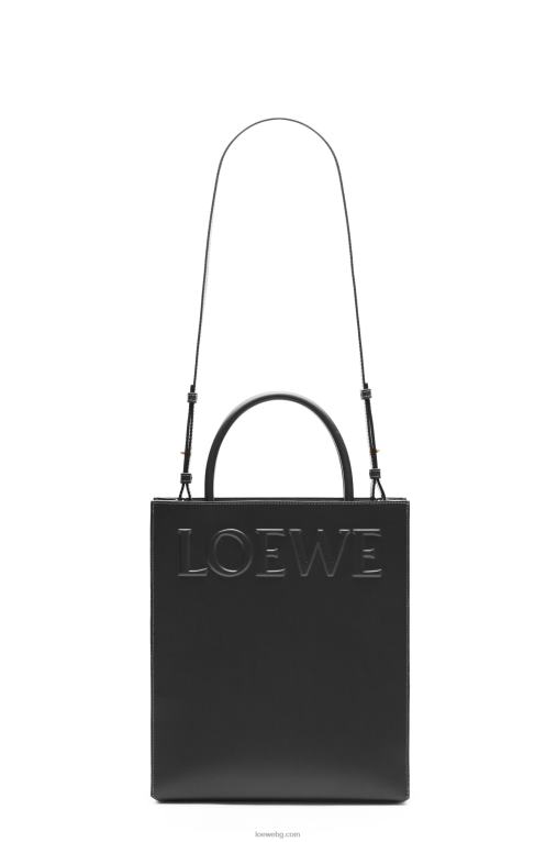 Loewe стандартна чантичка a4 от елегантна телешка кожа F84B8117 Жени черен