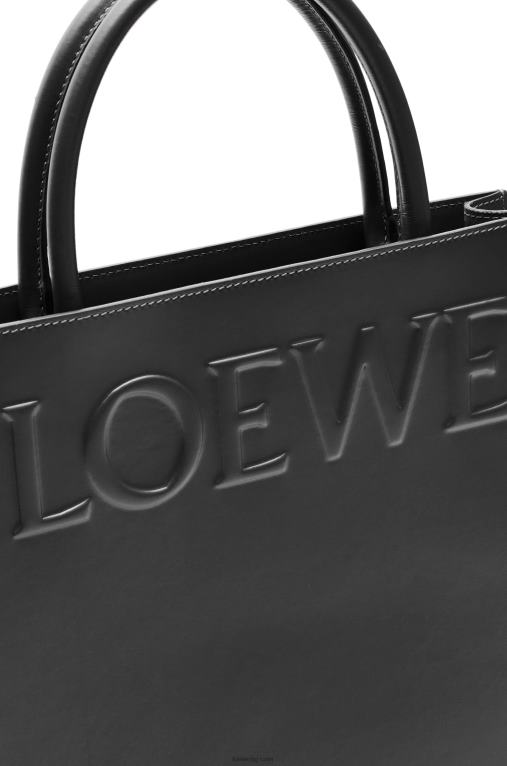 Loewe стандартна чантичка a4 от елегантна телешка кожа F84B8117 Жени черен