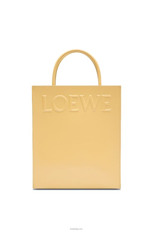 Loewe стандартна чантичка a4 от елегантна телешка кожа F84B8120 Жени тъмно масло