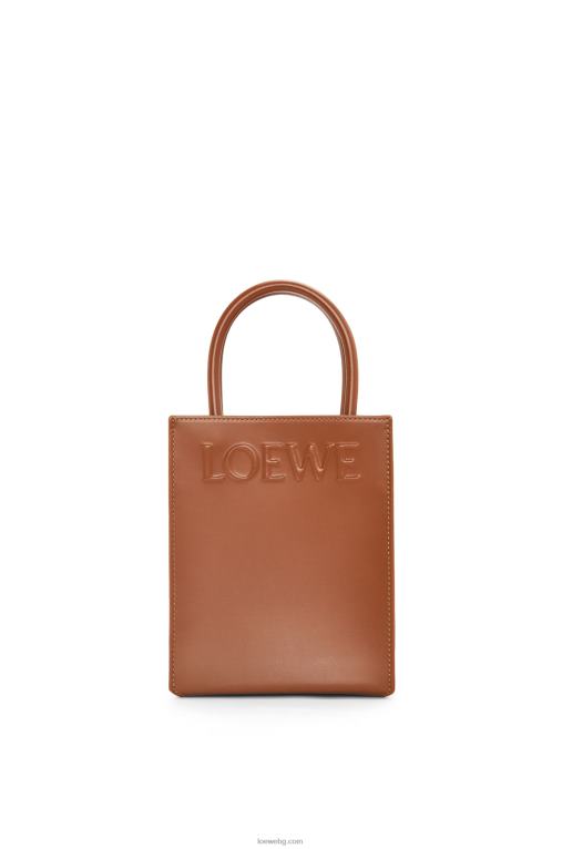 Loewe стандартна чантичка a5 от елегантна телешка кожа F84B8116 Жени тен