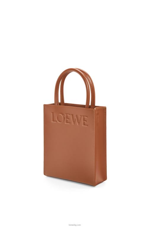 Loewe стандартна чантичка a5 от елегантна телешка кожа F84B8116 Жени тен