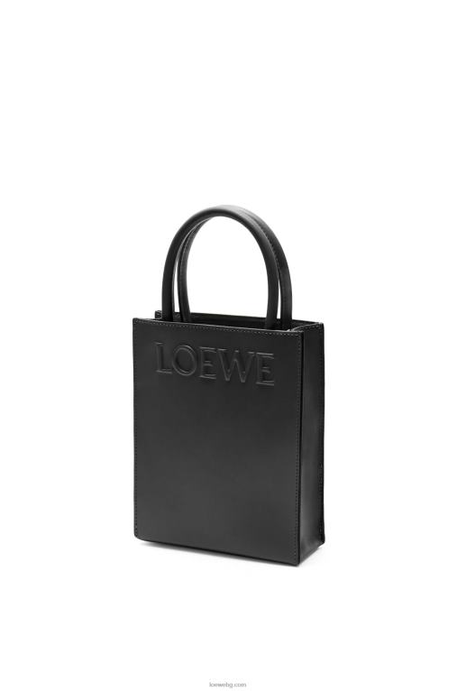 Loewe стандартна чантичка a5 от елегантна телешка кожа F84B8118 Жени черен