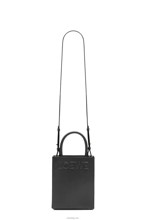 Loewe стандартна чантичка a5 от елегантна телешка кожа F84B8118 Жени черен