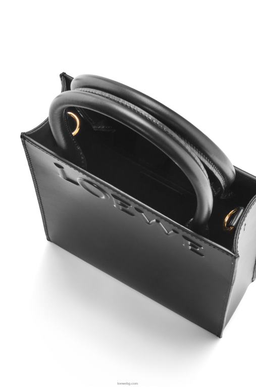 Loewe стандартна чантичка a5 от елегантна телешка кожа F84B8118 Жени черен