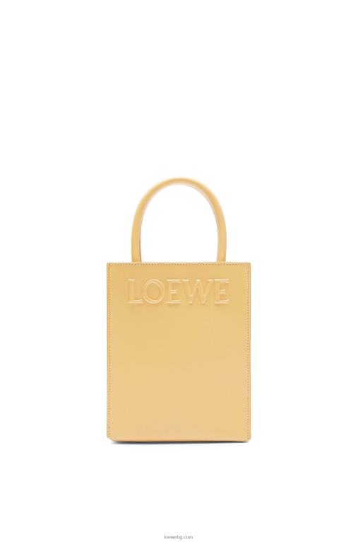 Loewe стандартна чантичка a5 от елегантна телешка кожа F84B8119 Жени тъмно масло