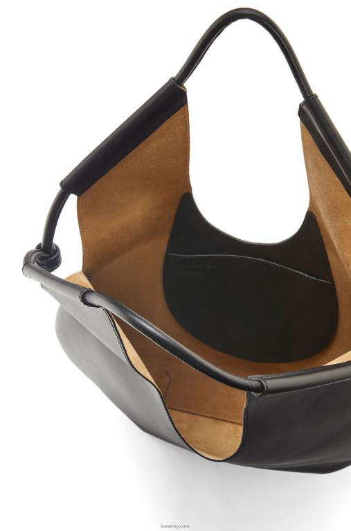 Loewe чанта paseo от лъскава телешка кожа напа F84B8132 Жени черен