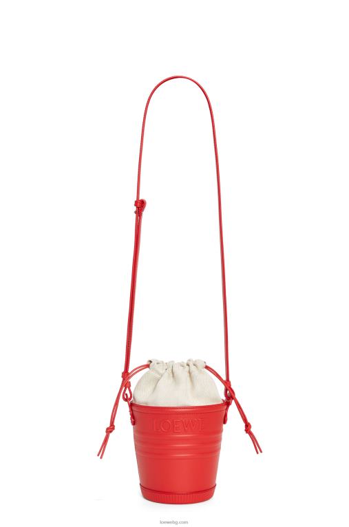 Loewe джоб от телешка кожа F84B8229 Жени червен