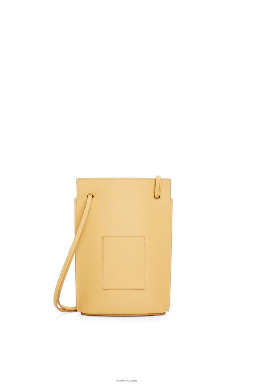 Loewe джоб за зарове от класическа телешка кожа F84B8574 Жени тъмно масло