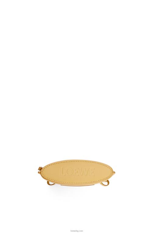 Loewe джоб за зарове от класическа телешка кожа F84B8574 Жени тъмно масло