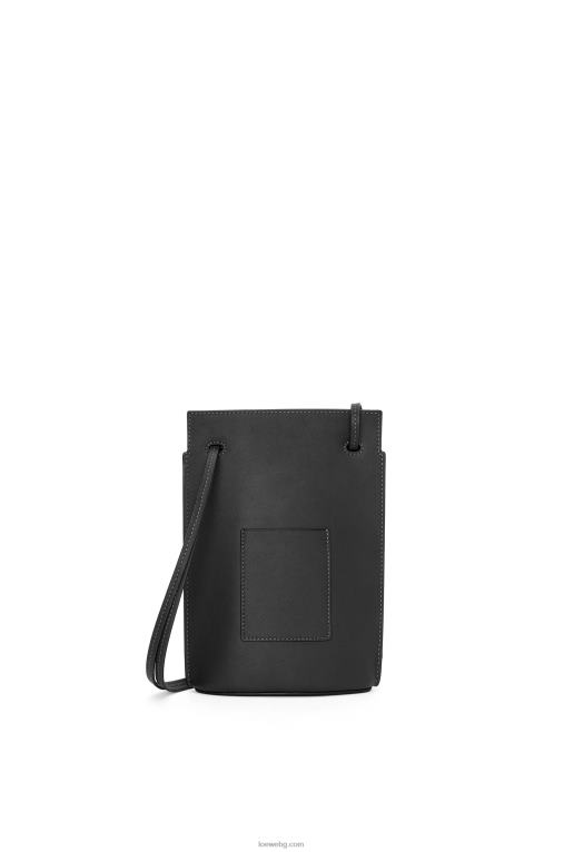Loewe джоб за зарове от класическа телешка кожа F84B8575 Жени черен