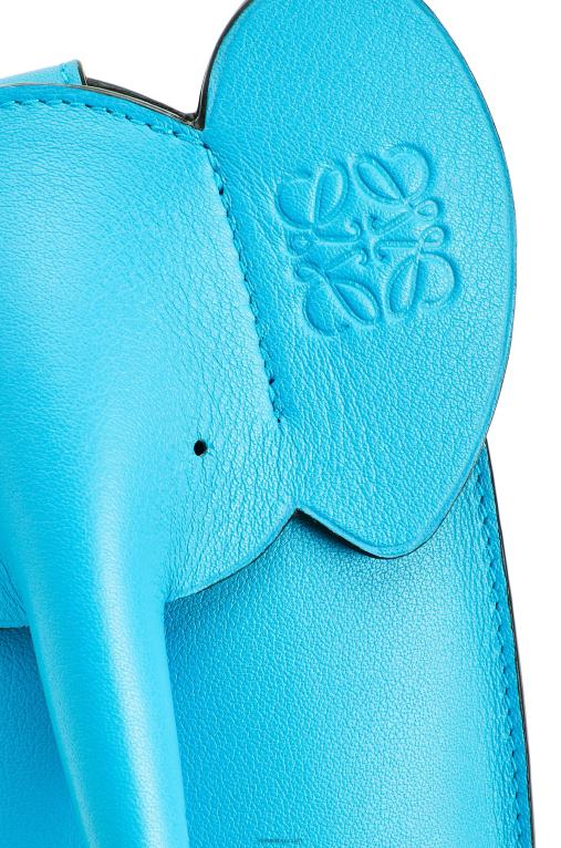 Loewe джоб тип слон от класическа телешка кожа F84B8603 Жени циан