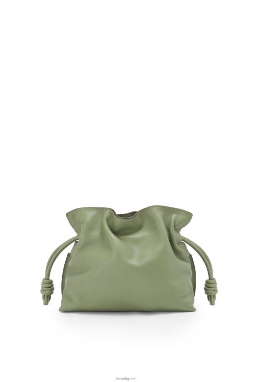 Loewe мини фламенко клъч от телешка кожа напа F84B8259 Жени розмарин