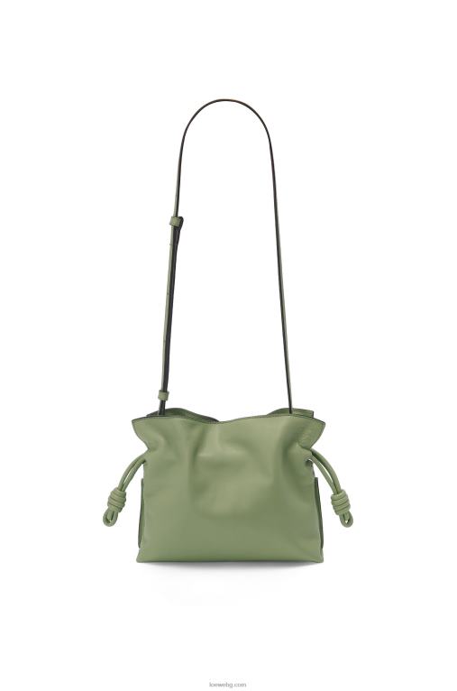 Loewe мини фламенко клъч от телешка кожа напа F84B8259 Жени розмарин