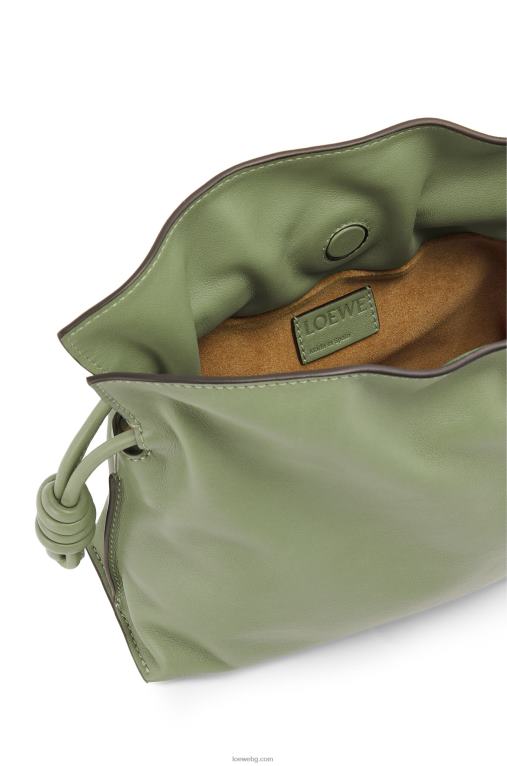 Loewe мини фламенко клъч от телешка кожа напа F84B8259 Жени розмарин