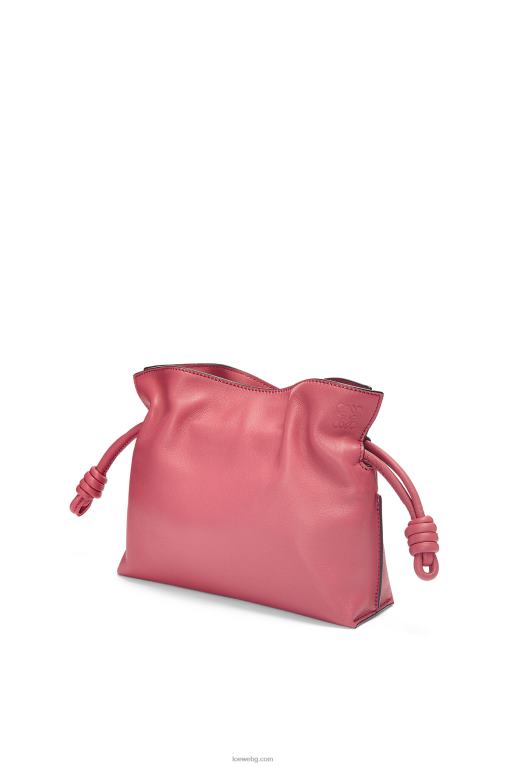 Loewe мини фламенко клъч от телешка кожа напа F84B8272 Жени роза