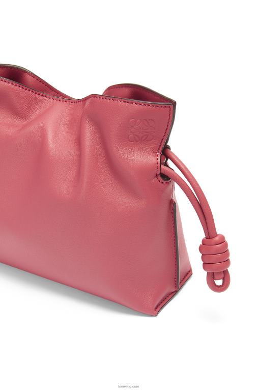 Loewe мини фламенко клъч от телешка кожа напа F84B8272 Жени роза