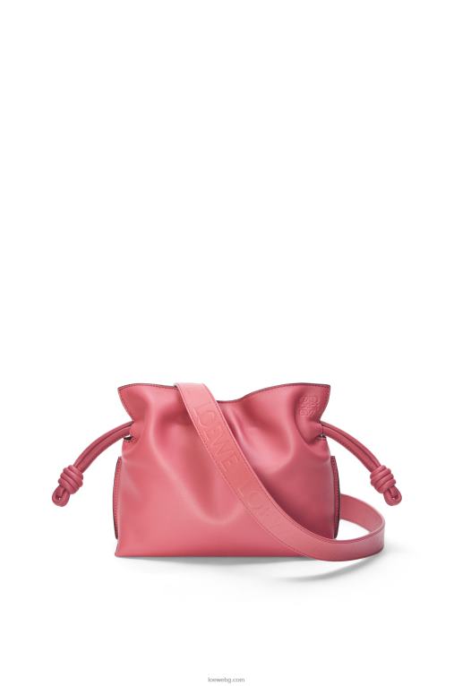 Loewe мини фламенко клъч от телешка кожа напа F84B8272 Жени роза