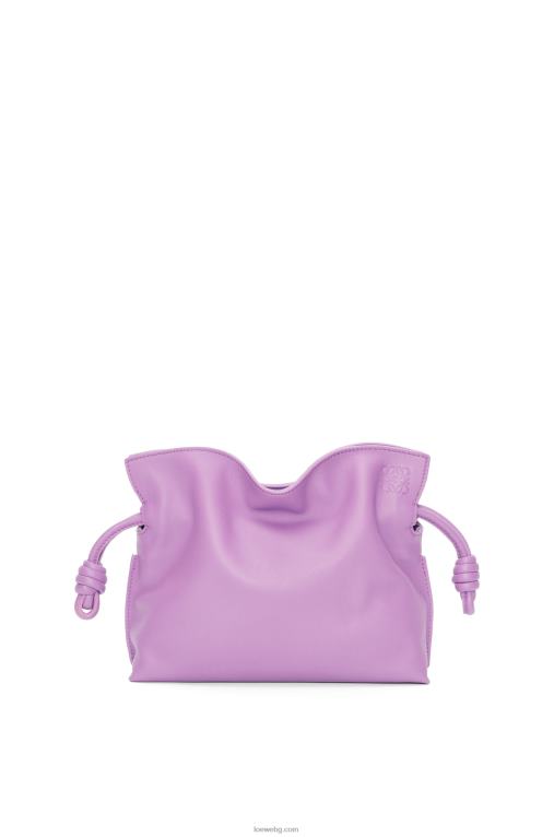 Loewe мини фламенко клъч от телешка кожа напа F84B8321 Жени guimauve