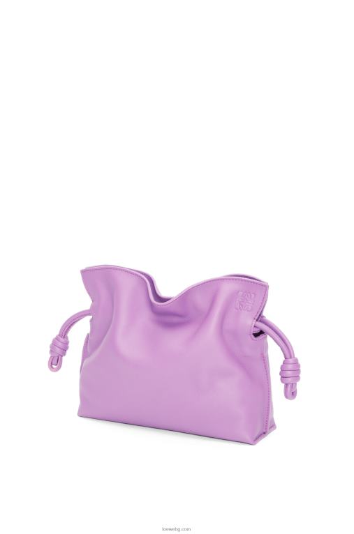 Loewe мини фламенко клъч от телешка кожа напа F84B8321 Жени guimauve