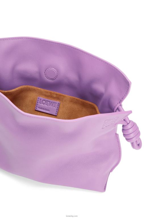 Loewe мини фламенко клъч от телешка кожа напа F84B8321 Жени guimauve