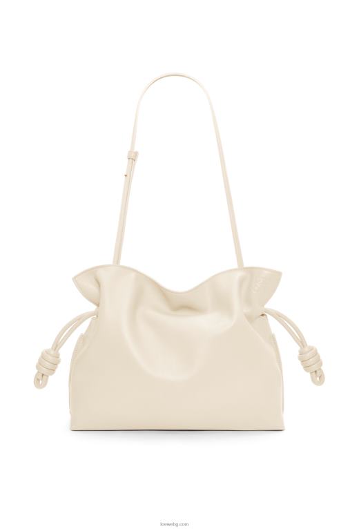 Loewe фламенко клъч от телешка кожа напа F84B8355 Жени ангора