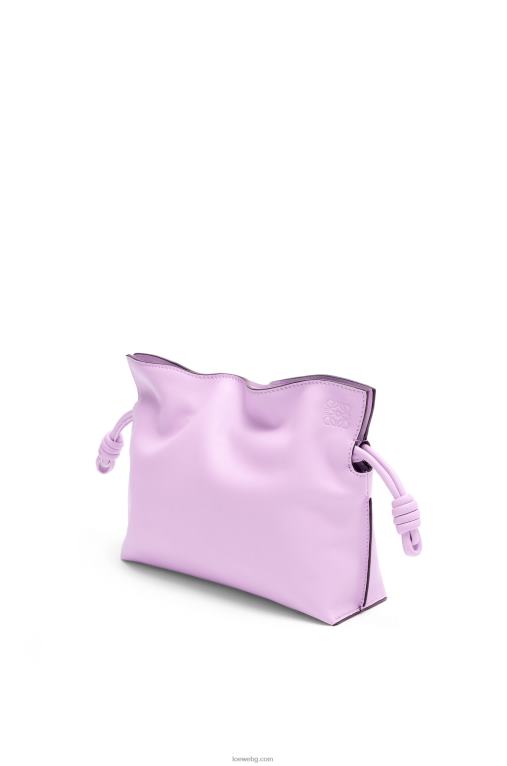 Loewe мини фламенко клъч от телешка кожа напа F84B8559 Жени цъфтяща орхидея