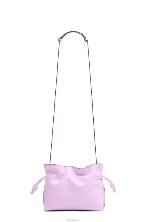 Loewe мини фламенко клъч от телешка кожа напа F84B8559 Жени цъфтяща орхидея