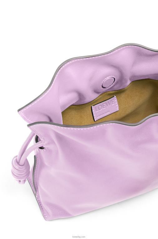 Loewe мини фламенко клъч от телешка кожа напа F84B8559 Жени цъфтяща орхидея