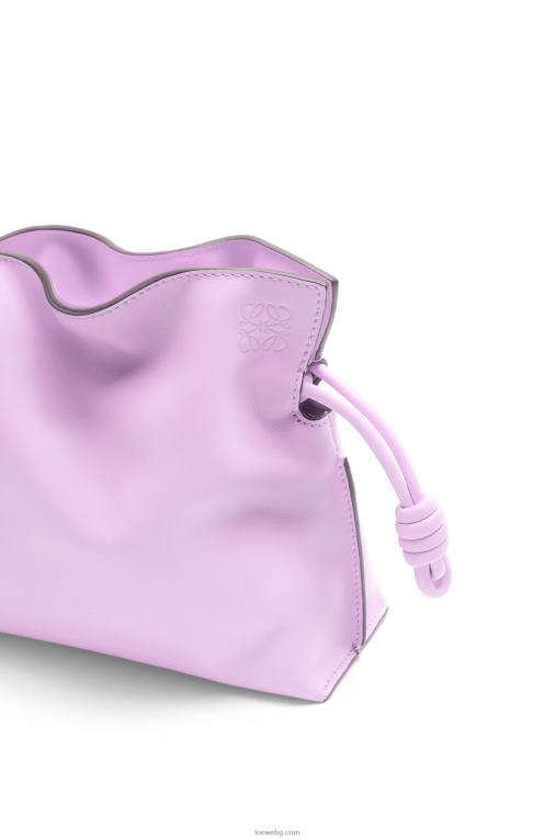 Loewe мини фламенко клъч от телешка кожа напа F84B8559 Жени цъфтяща орхидея