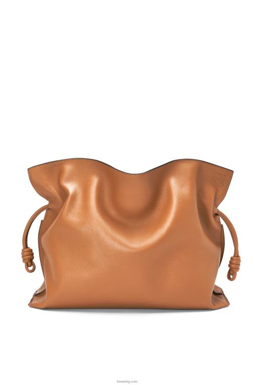 Loewe xl фламенко чанта от телешка кожа напа F84B8527 Жени топла пустиня