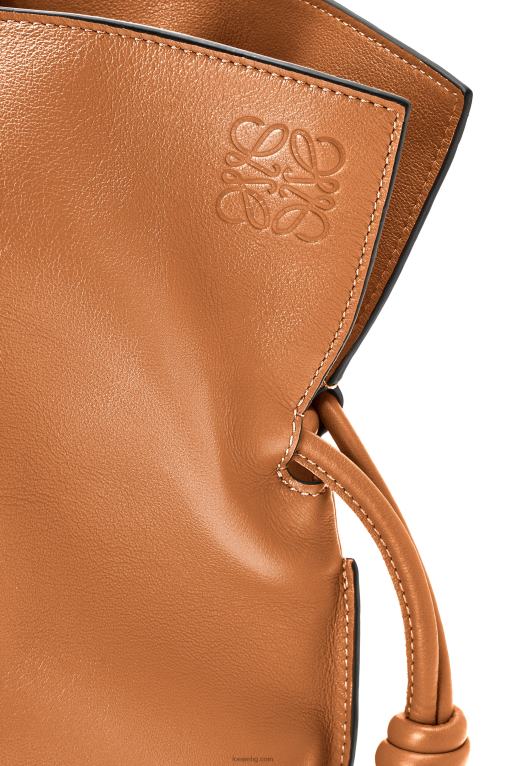 Loewe xl фламенко чанта от телешка кожа напа F84B8527 Жени топла пустиня