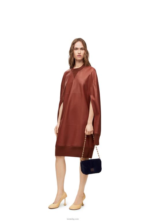 Loewe мини чанта тип гоя от кадифе F84B8250 Жени тъмно синьо