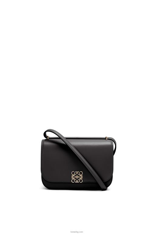Loewe малка чанта goya от копринена телешка кожа F84B8269 Жени черен