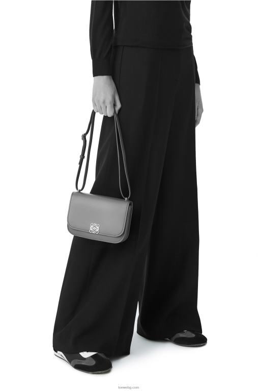 Loewe малка чанта goya от копринена телешка кожа F84B8269 Жени черен