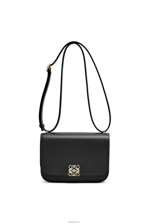 Loewe малка чанта goya от копринена телешка кожа F84B8269 Жени черен