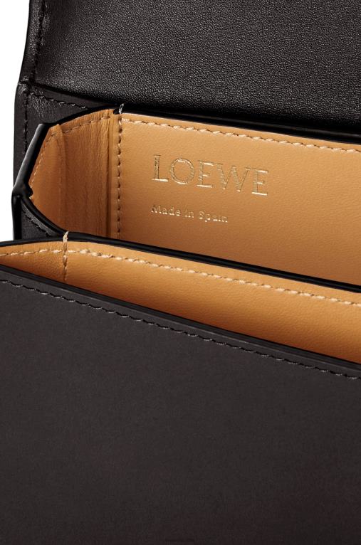Loewe малка чанта goya от копринена телешка кожа F84B8269 Жени черен