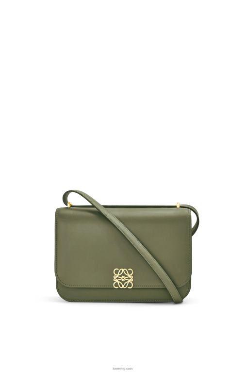 Loewe чанта goya от копринена телешка кожа F84B8301 Жени авокадо зелено
