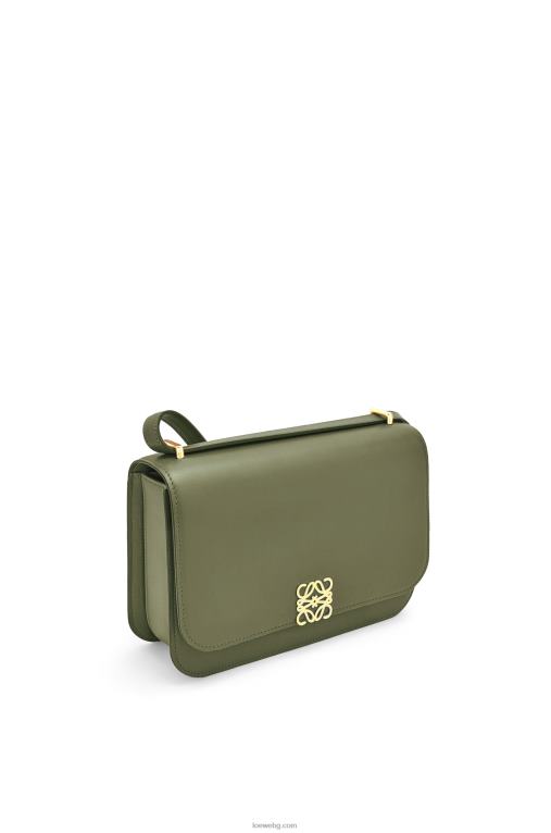Loewe чанта goya от копринена телешка кожа F84B8301 Жени авокадо зелено
