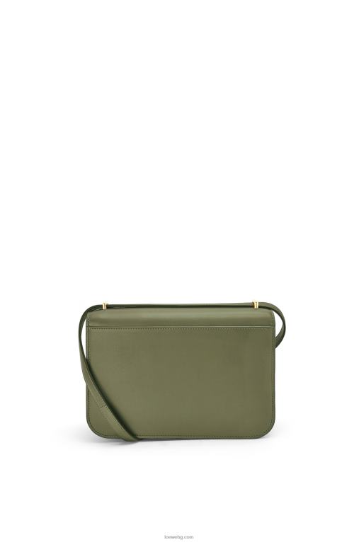 Loewe чанта goya от копринена телешка кожа F84B8301 Жени авокадо зелено