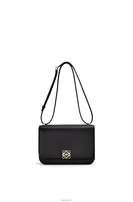 Loewe чанта goya от копринена телешка кожа F84B8306 Жени черен
