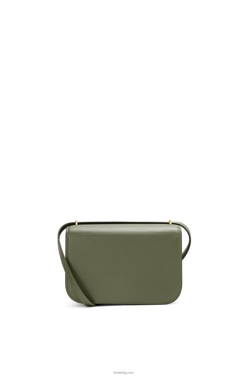 Loewe малка чанта goya от копринена телешка кожа F84B8307 Жени авокадо зелено