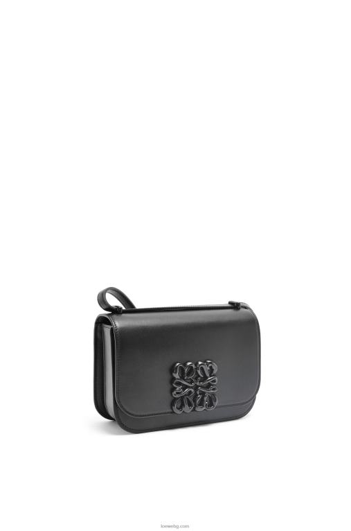 Loewe малка чанта goya от копринена телешка кожа F84B8456 Жени черен