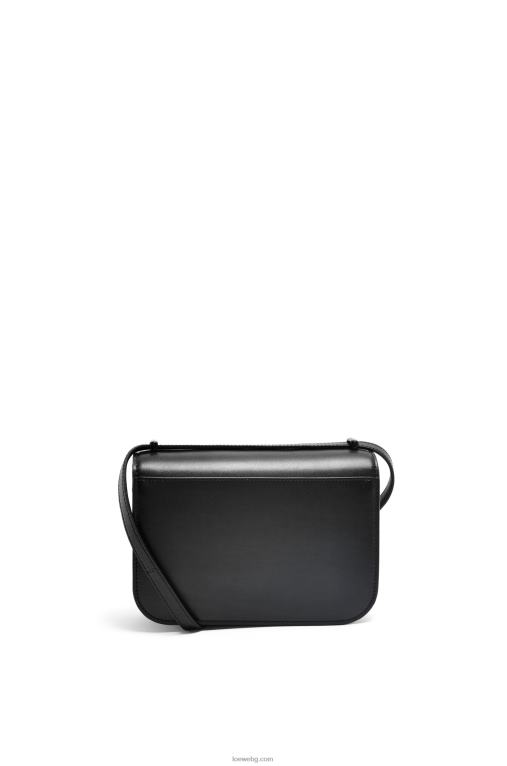 Loewe малка чанта goya от копринена телешка кожа F84B8456 Жени черен