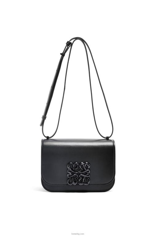 Loewe малка чанта goya от копринена телешка кожа F84B8456 Жени черен