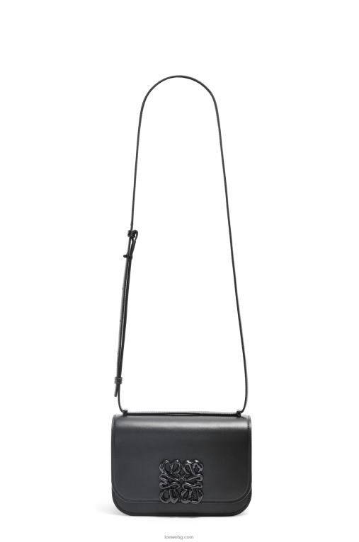 Loewe малка чанта goya от копринена телешка кожа F84B8456 Жени черен